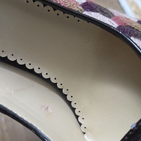 OSCAR, Oscar De La Renta, O Bessie Wine Heels size 6.5M. EUC - Picture 11 of 13